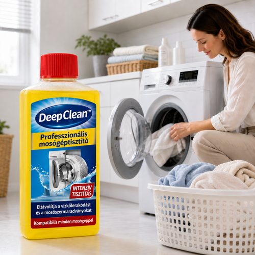 Friss ruhák, kellemetlen szagok nélkül, egyetlen tisztítással – DeepClean™