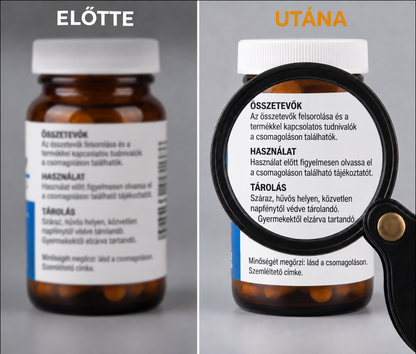 Olvasd tisztán az apró betűket, szemfáradás nélkül – OptiMax™