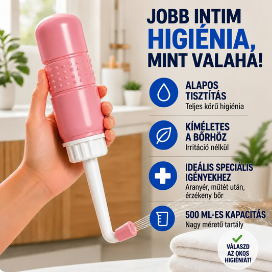 Könnyedebb intim higiénia, bárhol, amikor szükséged van rá — AquaIntim Pro™