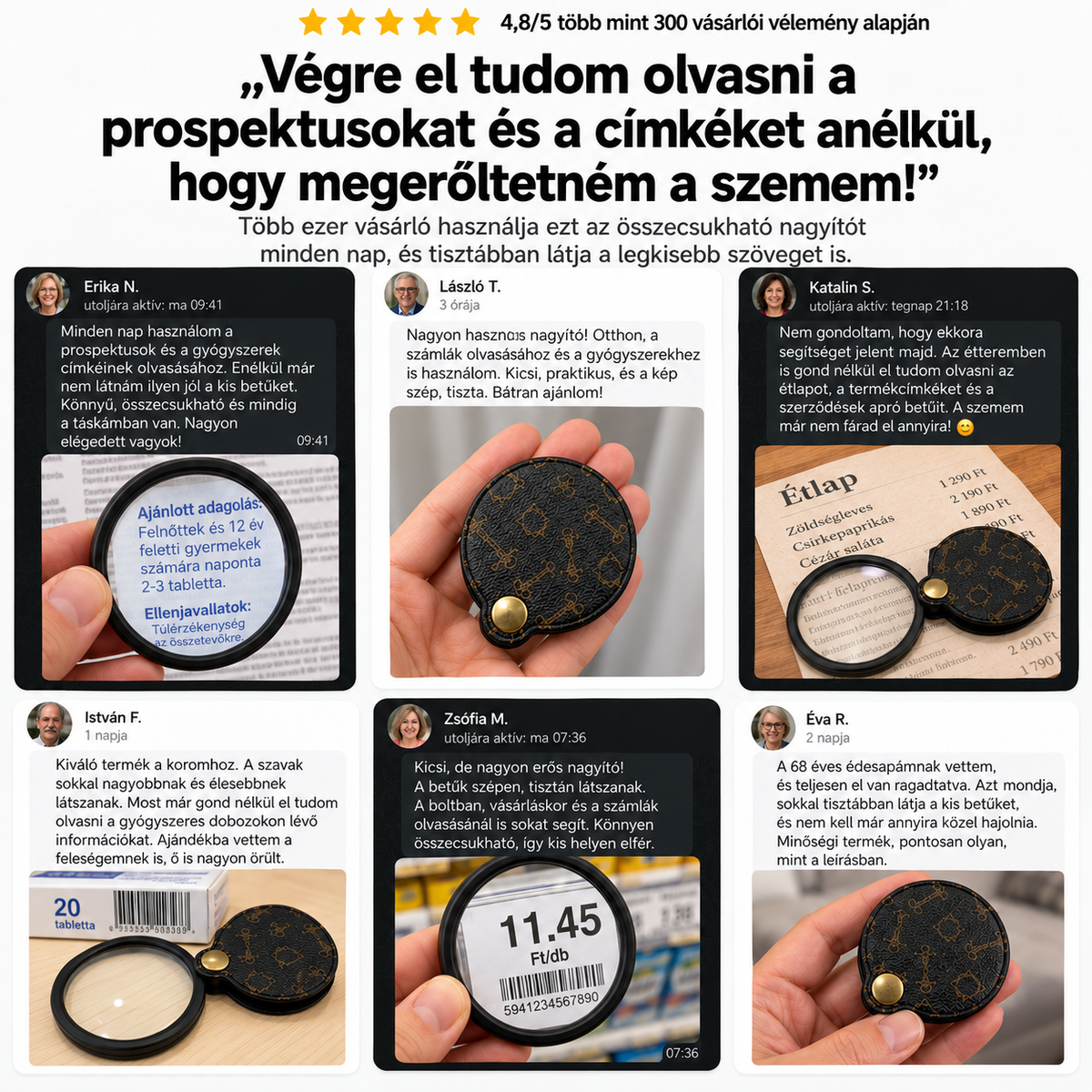Olvasd tisztán az apró betűket, szemfáradás nélkül – OptiMax™